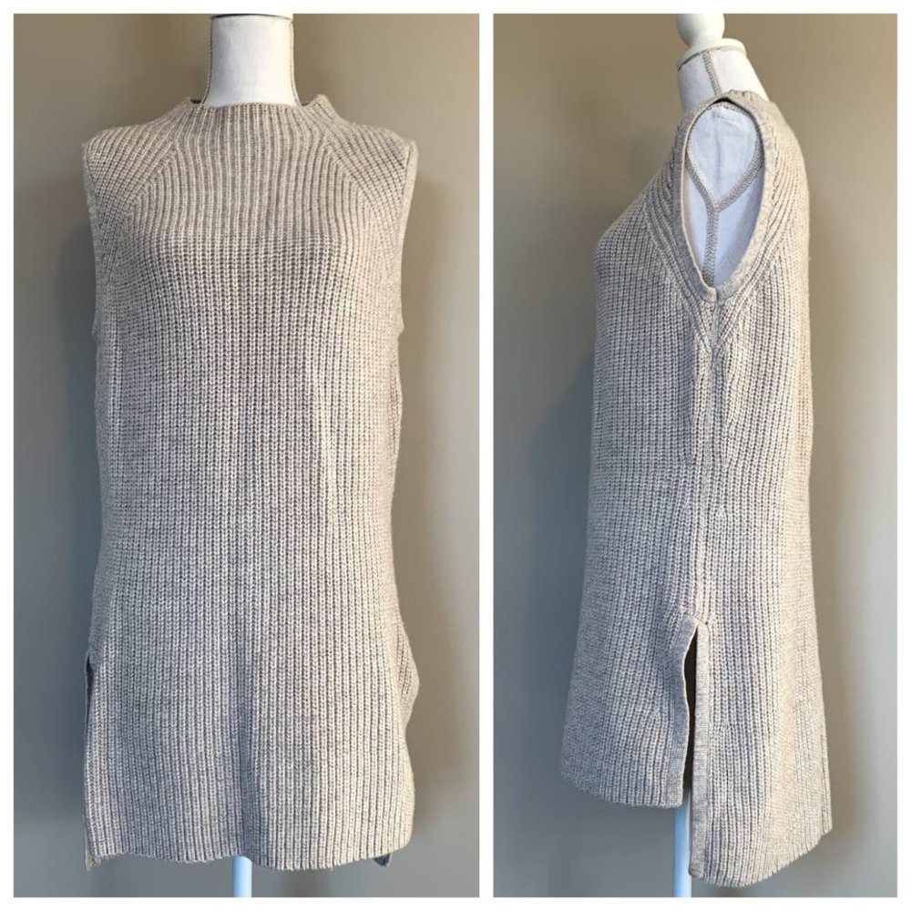 Toad & Co Makenna Sweater Vest in Oatmeal - Picture 2 of 8